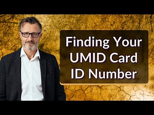 Finding Your UMID Card ID Number