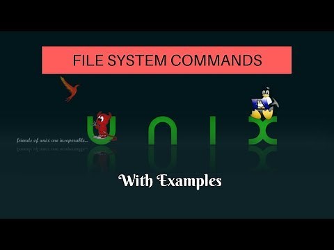 File System commands in Unix with Examples (Tutorial #2 Part B)