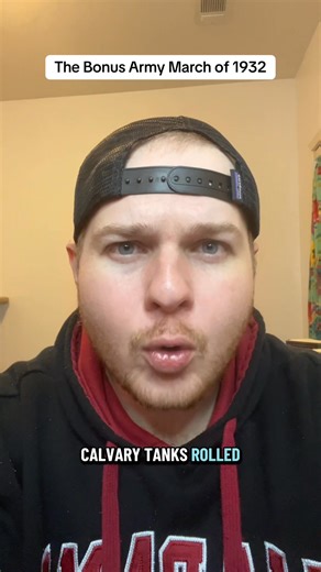 The Bonus Army March of 1932 #americanhistory #usa🇺🇸 #unitedstateshistory #bonusarmy #veterans | We React to History