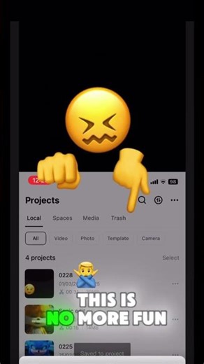 Whyd u delete me emoji meme #memeanimation #fyp #shorts #capcut