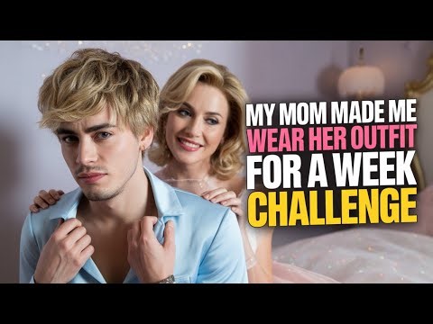 My Mom Made Me Wear Her Outfit for a Week🎗️🌸