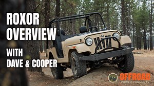 4.7K views · 76 reactions | We got a chance to test out our newest rig--a Mahindra ROXOR. This Willy's Jeep inspired UTV is a blast! Cooper and Dirthead Dave enjoyed (almost) everything and we've got some plans for upgrades in the future! | Offroad Power Products | Facebook