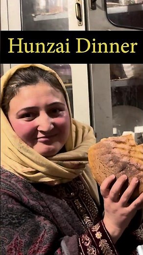 Hunzai Dinner in Karimabad #hunzavalley #hunzafood