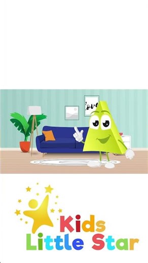 Learn Shape Names for Kids | Basic Shapes with Pictures | Kids Little Star🔺🌟