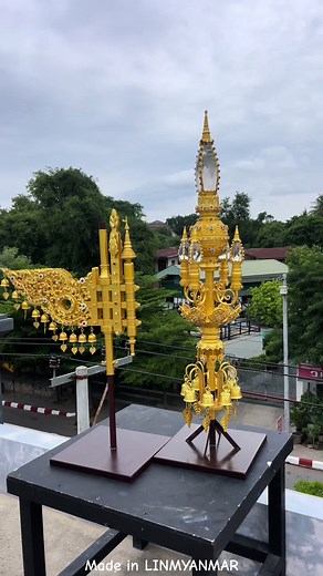 #LINMYANMAR#ရတနာစိန်ဖူးတော် ငှက်မြတ်နားတော်# handmade#Sagaing