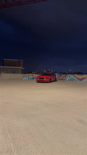 Orange Mustang - Ready for a Passenger