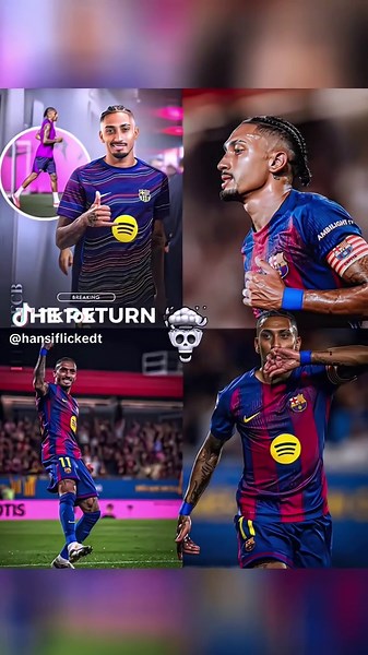 BREAKING: Raphinha is in the final stages of his recovery. He will soon join GROUP training to be back right after the International break. 🤯 . . . #raphinha #fcbarcelona #barcelona #barcaontiktok