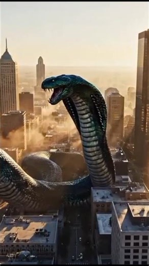 Ular besar Menyerang manusia di Kota #anaconda #ular #video #nacondanake #python #hewan#shorts