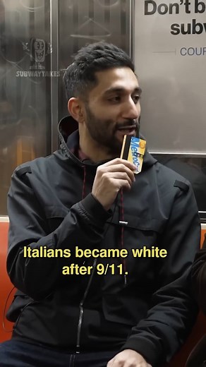 ITALIANS became WHITE after 9/11 🤣 #nyc #comedy #comedians #italians | SubwayTakes