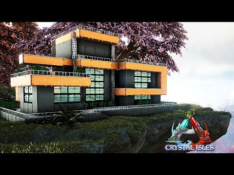 ARK: Crystal Isles - Modern House (Speed Build)