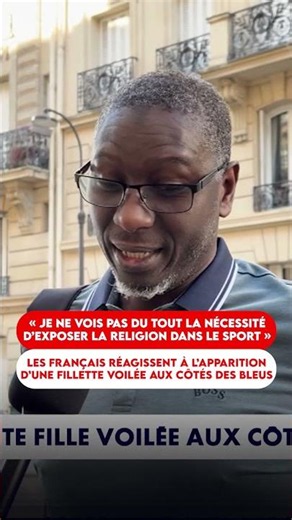 "I DON'T SEE THE NEED TO BRING RELIGION INTO SPORTS AT ALL": FRENCH PEOPLE REACT