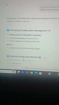 How do you manage configuration change in microservices without redeploying them