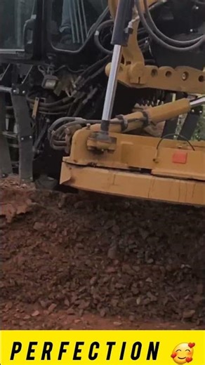 Watch this grader create a smooth finish."