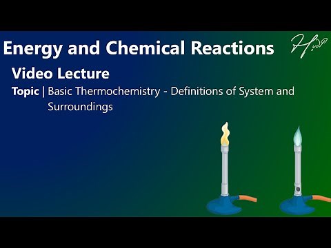 Basic Thermochemistry - Definitions of System and Surroundings