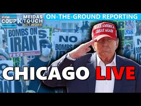 LIVE STOP WAR CRIMINAL TRUMP Protest in Chicago | End Iran War for Good
