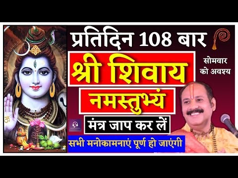 श्री शिवाय नमस्तुभ्यं मंत्र 108 माला Shree shivay namastubhyam Mahadev 2024 Sarita Sharma
