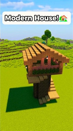 Minecraft : How to Build a Modern Treehouse