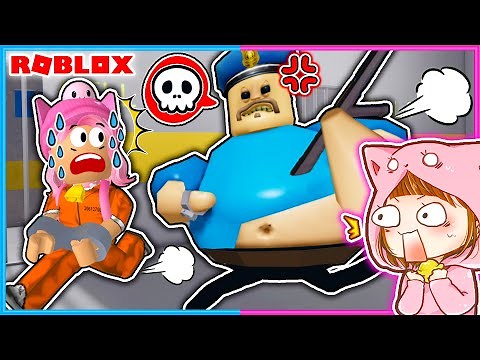 Roblox escapes from a prison with a super scary farting cop 😱‍🚨💨【ROBLOX】