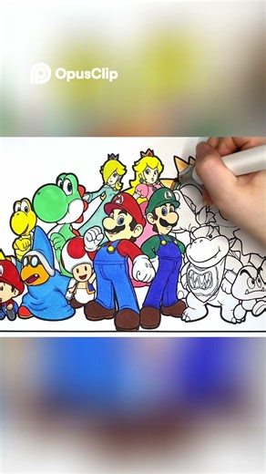 Watch Bowser Come To Life Epic Mario Coloring ASMR!