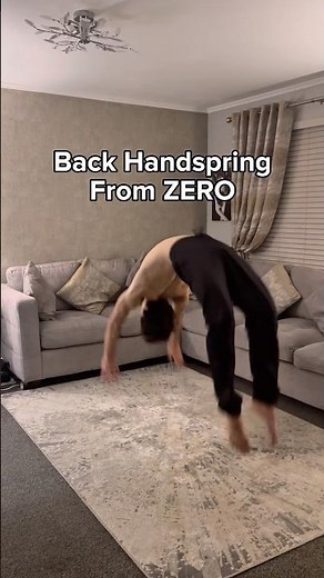 How to do back handspring from ZERO #calisthenics #backflip #beginner