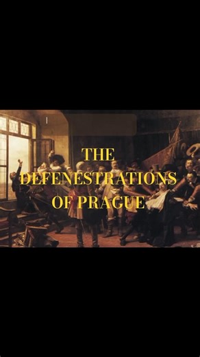 A Brief History of the Defenestrations of Prague #history #historia
