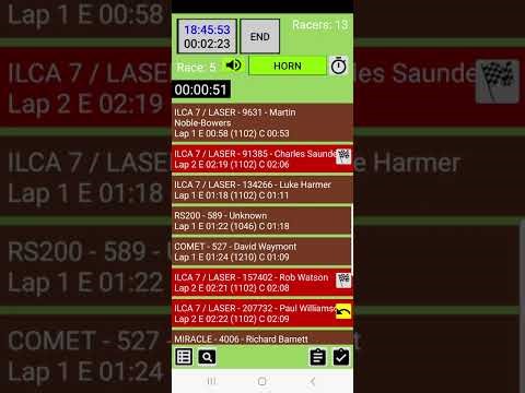 How to use the DSRC Race Timer for Handicap Racing