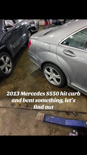 2013 Mercedes S550 Curb Damage Diagnosis