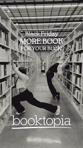 Booktopia on Instagram: "They said, “tell everyone it’s Black Friday on Booktopia.” We said, “don’t worry, We’ve got this.” 😌 Get MORE BOOK FOR YOUR BUCK on Booktopia! ✨ Link in bio 🔗"