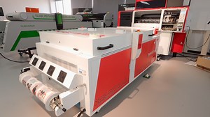 Record the moment of our 5-head DTF printer's continuous printing without interruption Advanced S10i PLUS DUAL for bulk order production 5 Epson i3200 print heads for high production speed up to 45sqm/h. Continuous and stable output, no need person on duty. This model is currently participating in the Black Friday limited-time promotion, if you are interested, check the link https://bit.ly/3YBUOXP | Sublistar