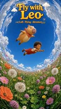 Leo & Kapi Fly Over the Meadow 🌼