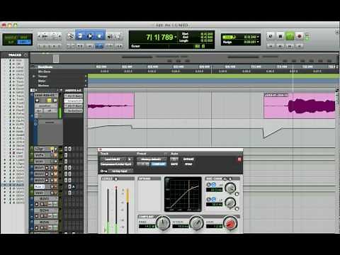 Pro Tools LE 8 editing Volume for Vocals Part 1