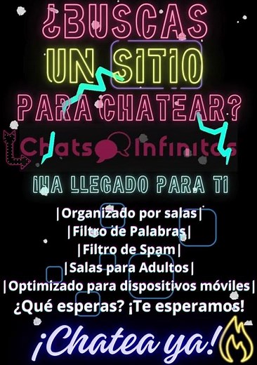 CHAT GRATIS EN ESPAÑOL SIN REGISTRO 2024 https://chatsinfinitos.com