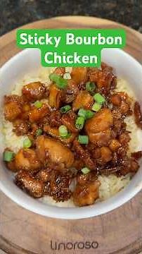 Sticky Bourbon Chicken | Easy 20-Minute Mall Food Court Classic 🍗🔥