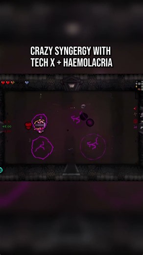 Crazy synergy with tech X and Haemolacria #viral #gaming #bindingofisaac #fyp