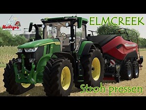 LS22 | Elmcreek | Stroh pressen [HD]