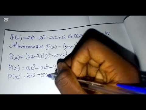 Comment justifier qu'à partir d'un polynôme développer on peut obtenir le polynôme (niveau 1ère)