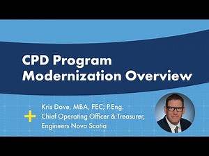 CPD Program Modernization Overview