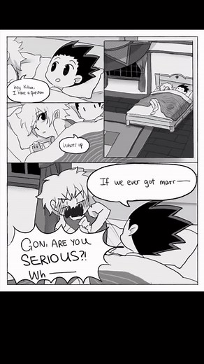 Oh my goodness 🤩✨ #gon #killua #hxh #💕 #gonxkillua #adorable #comics