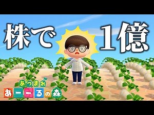 【あつ森】株で1億ベル稼ぐ男【あつまれどうぶつの森】