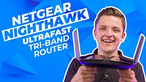 As James discovers, the design language of the Netgear Nighthawk AX12 RAX200 strongly evokes a certain sci-fi franchise – but the elaborate wraparound wings and jet-black finish aren’t for show. Eight antennas lie within for far-reaching 2,500 square footage coverage, and Wi-Fi 6 capability for eye-watering speeds exceeding 10 gigabits per second. This router easily surpasses bog-standard boxes thrown in by your internet provider. Watch the video here 👉 t.ly/LuMm Subscribe to our YouTube channe