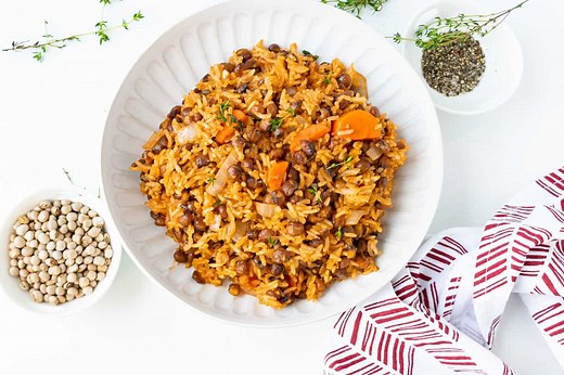 Instant Pot Pigeon Peas Rice