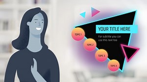 Neon template: Neon theme for videos and presentations | Prezi