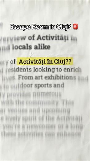 26 reactions | Ce să mai faci în Cluj?  Hai la primul escape room din Cluj! #cluj #localguide #citybreak #activitati #exploring #escaperoom | The Dungeon | Facebook