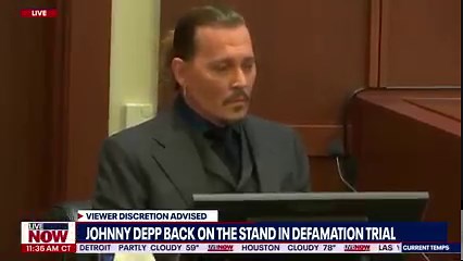20K views · 177 reactions | Johnny Depp described his own voice in an audio recording on a plane flight as like a "pained animal" during testimony at his defamation trial against ex-wife Amber Heard. See that FULL testimony HERE: https://youtu.be/pkru3vpXriU | LiveNOW from FOX | Facebook
