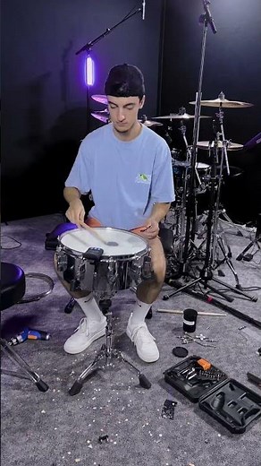 Turn your snare into a Timbales ! #drummer