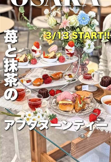 ーーーーーーーーーーーーーー 🍓 Mimi Eden（ミミエデン） ーーーーーーーーーーーーーー 北堀江の人気ベーカリーカフェで 春限定のアフタヌーンティーがスタート🌸 いちごと抹茶をテーマにした 春らしいスイーツがずらり🍓🍵 ✔︎ いちごパフェ ✔︎ カヌレ ✔︎ バスクチーズケーキ ✔︎ 抹茶ロールケーキ ✔︎ 抹茶の生チョコ さらにセイボリーも充実✨ 🥖 サーモンのブルスケッタ 🍅 フルーツトマトのカプレーゼ 🍓 季節のいちご 🦐 ビスクスープ そしてこのお店の魅力は 店頭のパンから好きなパンを 15種類の中から4個選べること🥐 自家製いちごジャムや バター・メープルシロップで パンも楽しめる贅沢な内容🤤 紅茶・コーヒーはおかわり自由☕ 北堀江でゆっくり 春のティータイムを楽しみたい人におすすめ🌿 ●春のアフタヌーンティー ￥4,980（税込） 予約：食べログ 📍大阪市西区北堀江2丁目2-11 ⏰ Lunch 11:00〜16:00 ⏰ Cafe 11:00〜17:00 ❌ 定休日 火曜 @mimi_eden2026 ーーーーーーーーーーーーーー #大阪ア