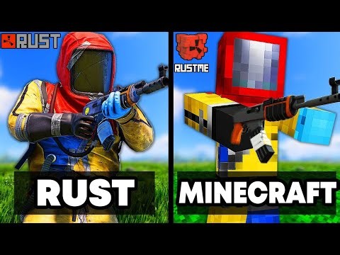 🔴Esto es RUST pero en MINECRAFT!! 😮 - Rustme