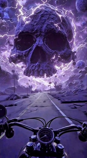 POV: Riding Under the GIANT ALIEN SKULL Planet 😨🔥 | Cosmic Horror” #3DAnimation #HorrorWorld