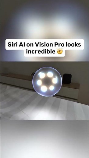 Siri AI on Apple Vision Pro looks so good