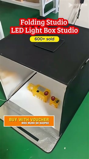 Folding Studio LED Light Box Studio Softbox (w/Backdrop) Photography Box Fill Light #ShopeeTagToWin